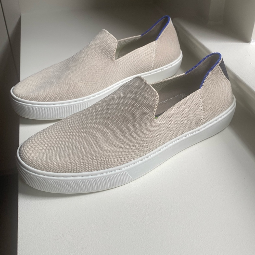 Rothy’s Slip on Sneakers Sand Size 10
